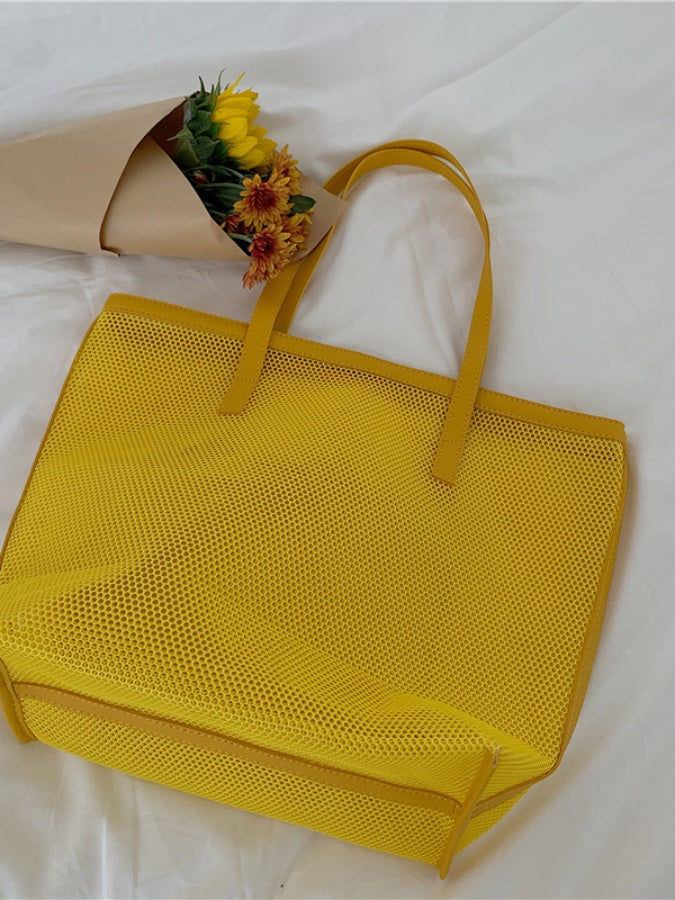 【国内発送即納】Big mesh tote_HL33108754