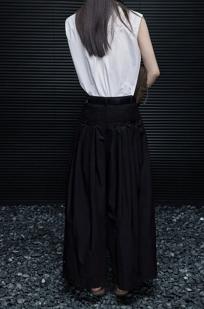 Cotton Wide-Leg Baggy Pants_BDHL7325