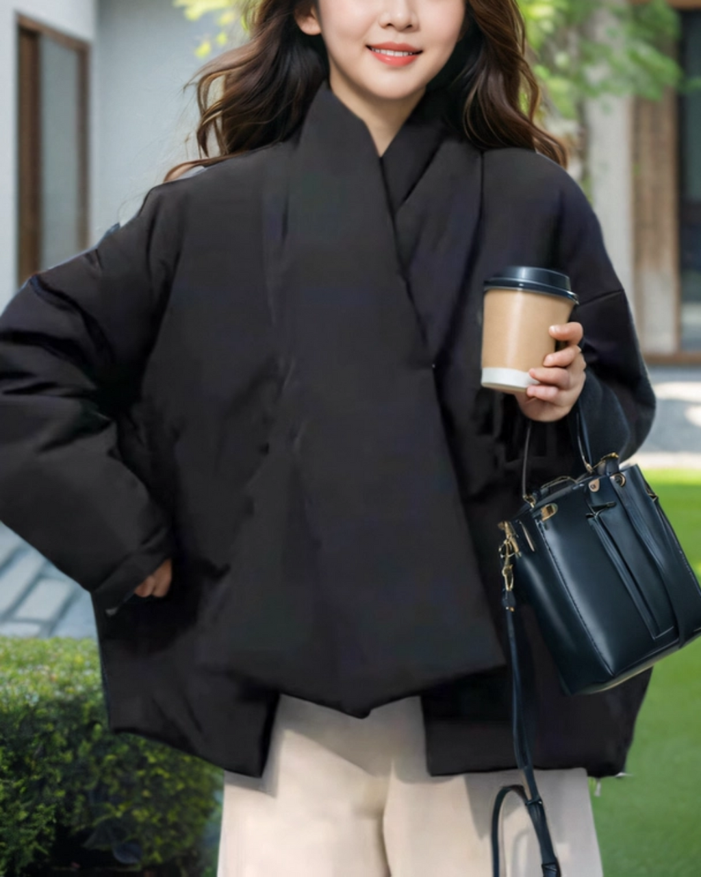 Black padded jacket_BDHL8030