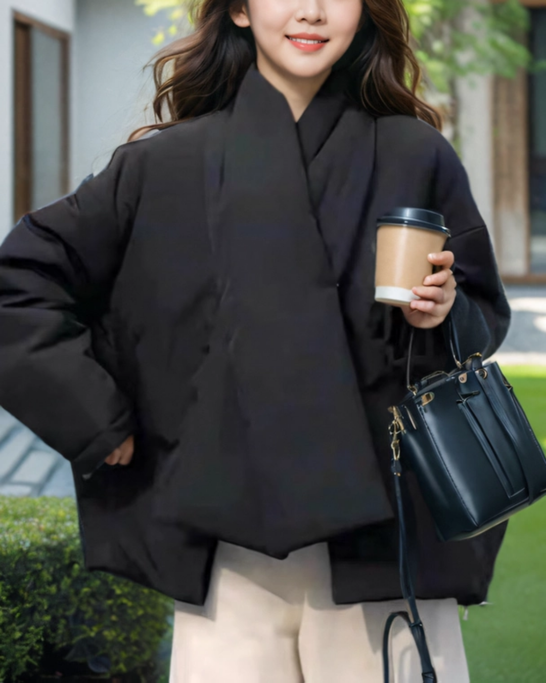 Black padded jacket_BDHL8030