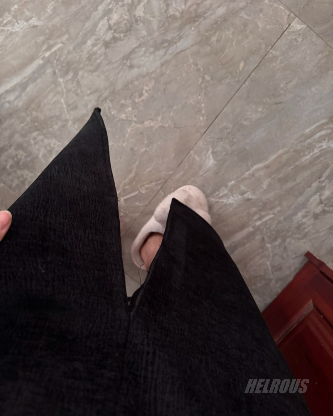 High-Waisted Thick Straight Skirt_BDHL7817