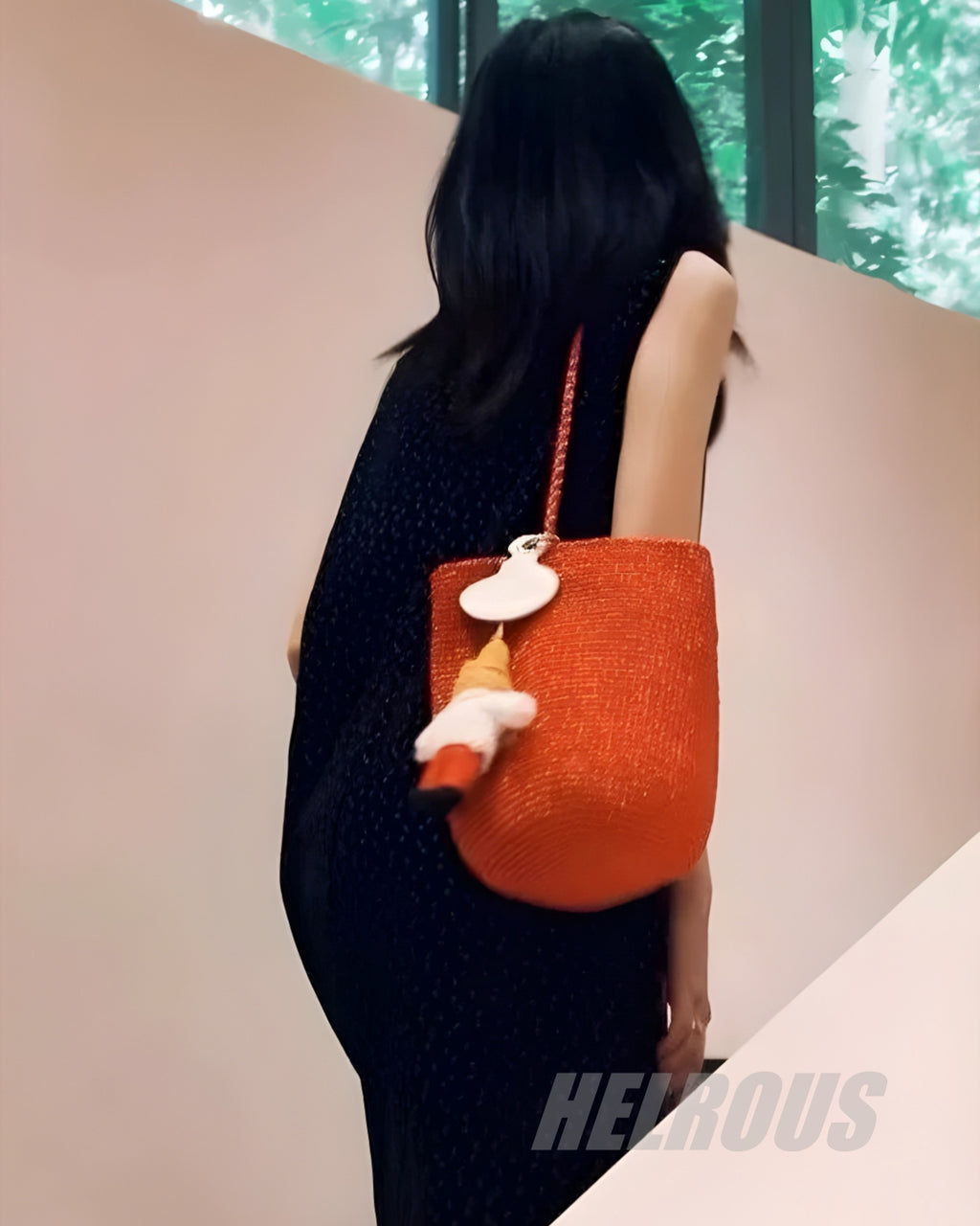 Woven Shoulder Bag_BDHL8383
