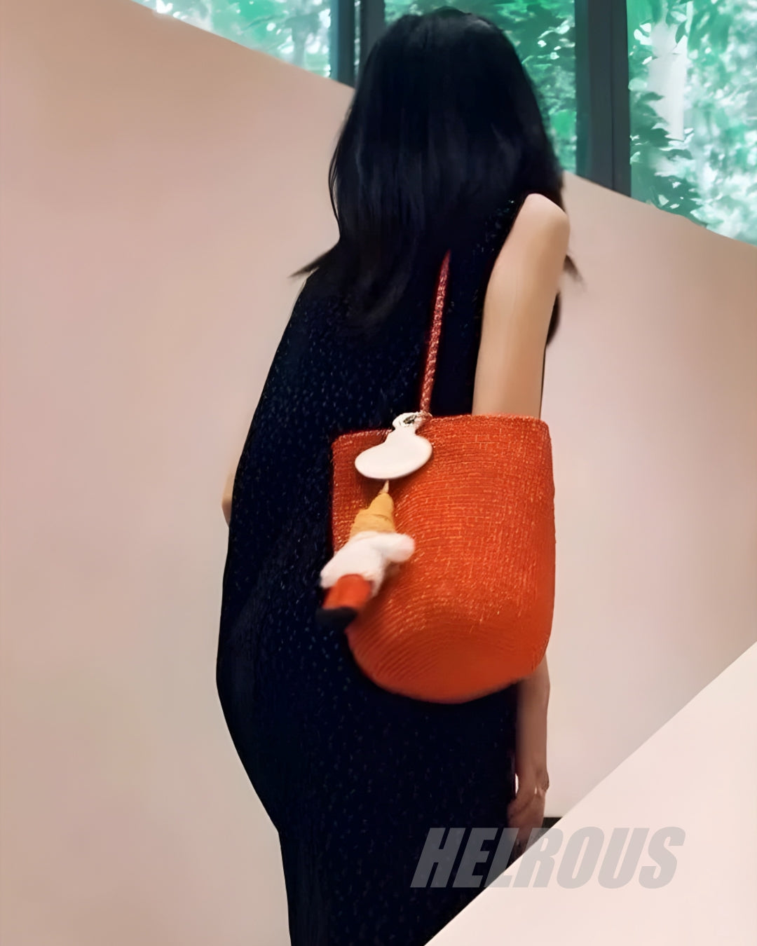 Woven Shoulder Bag_BDHL8383