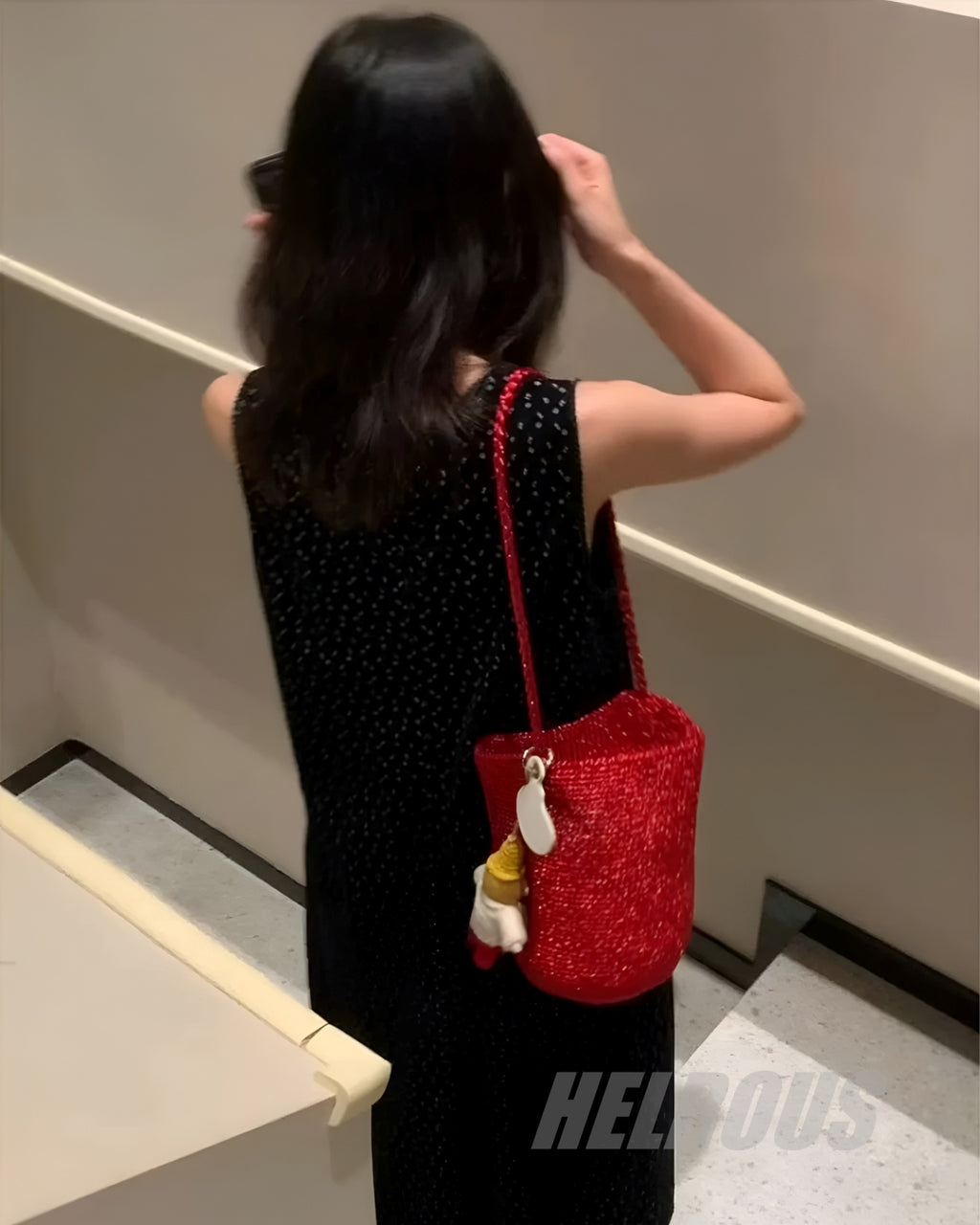 Woven Shoulder Bag_BDHL8383