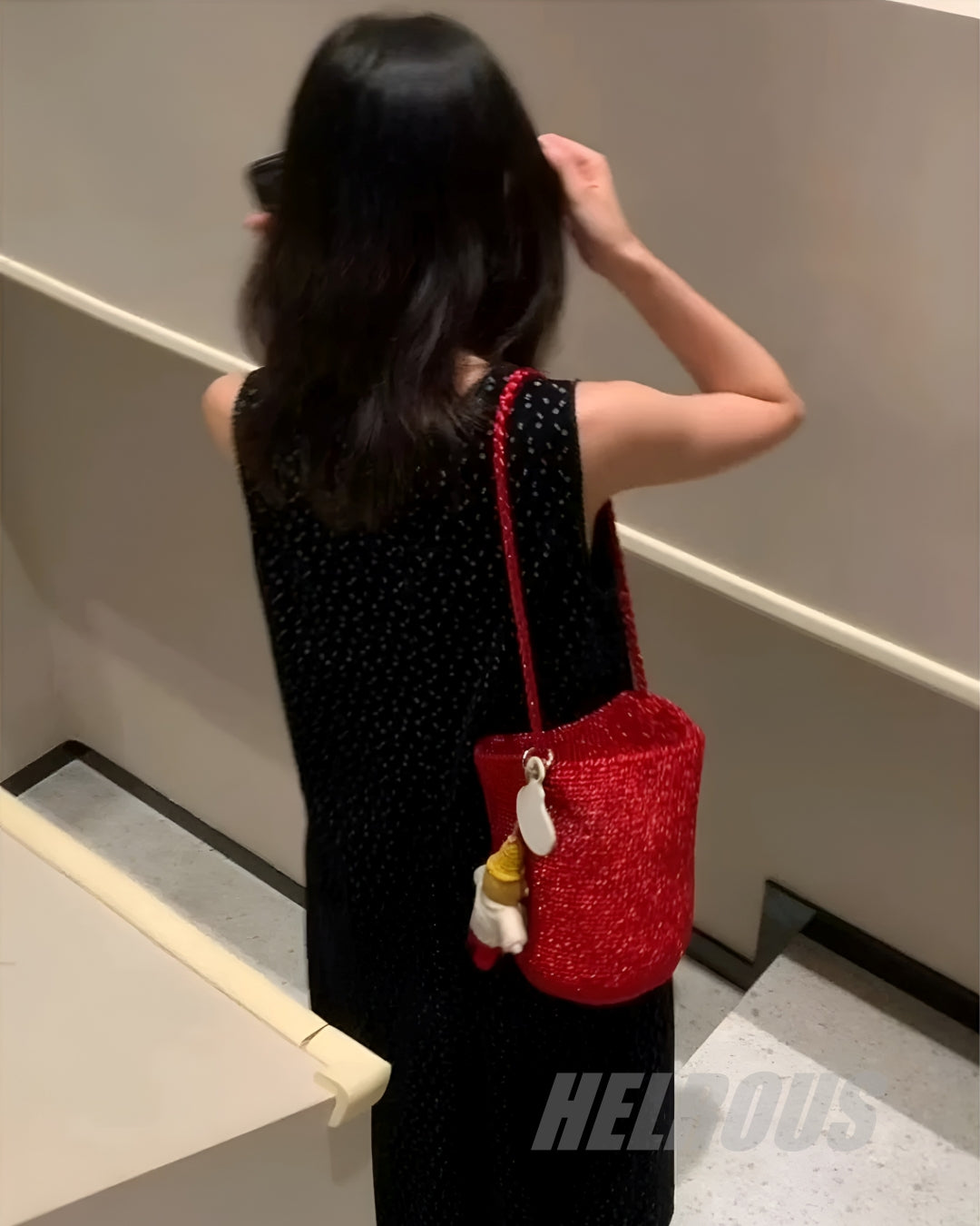 Woven Shoulder Bag_BDHL8383