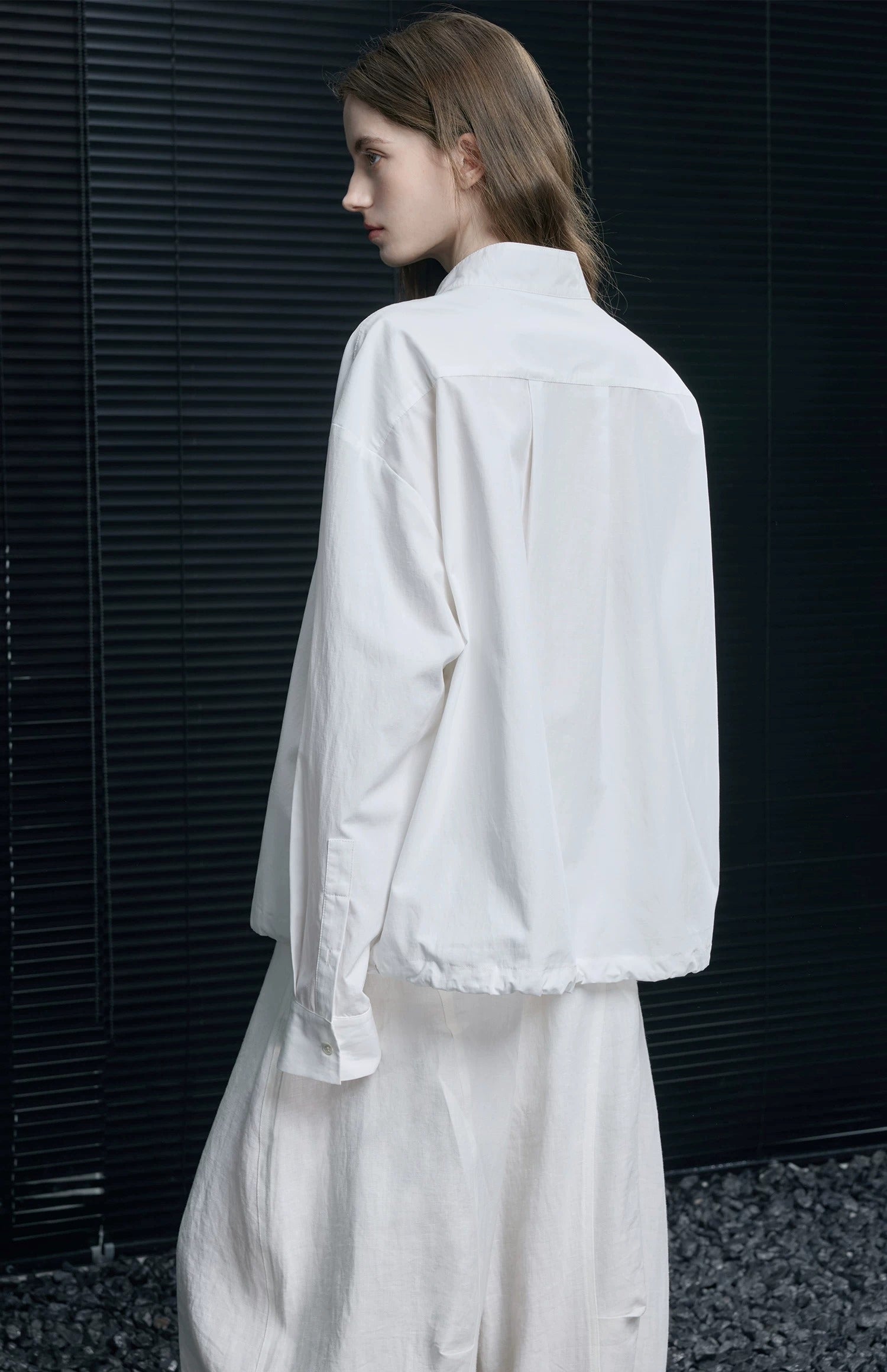 Stand-Collar Pullover Casual Shirt_BDHL8282 – HELROUS