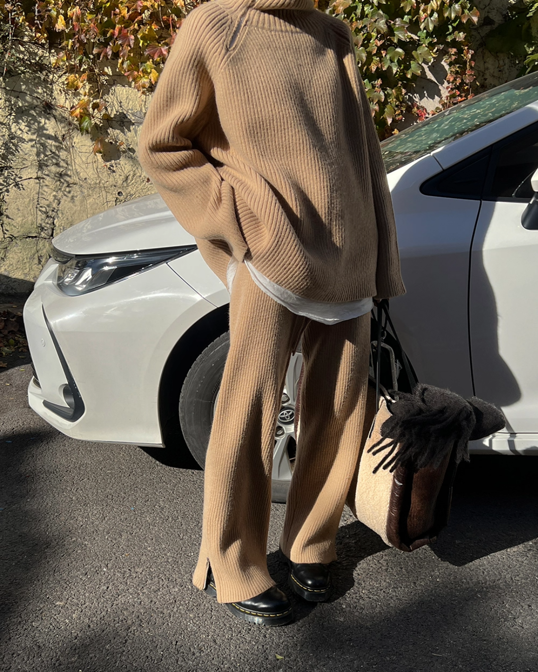 [In Stock/Only 1 Item] Urban Ribbed Knit Set_LCHK329