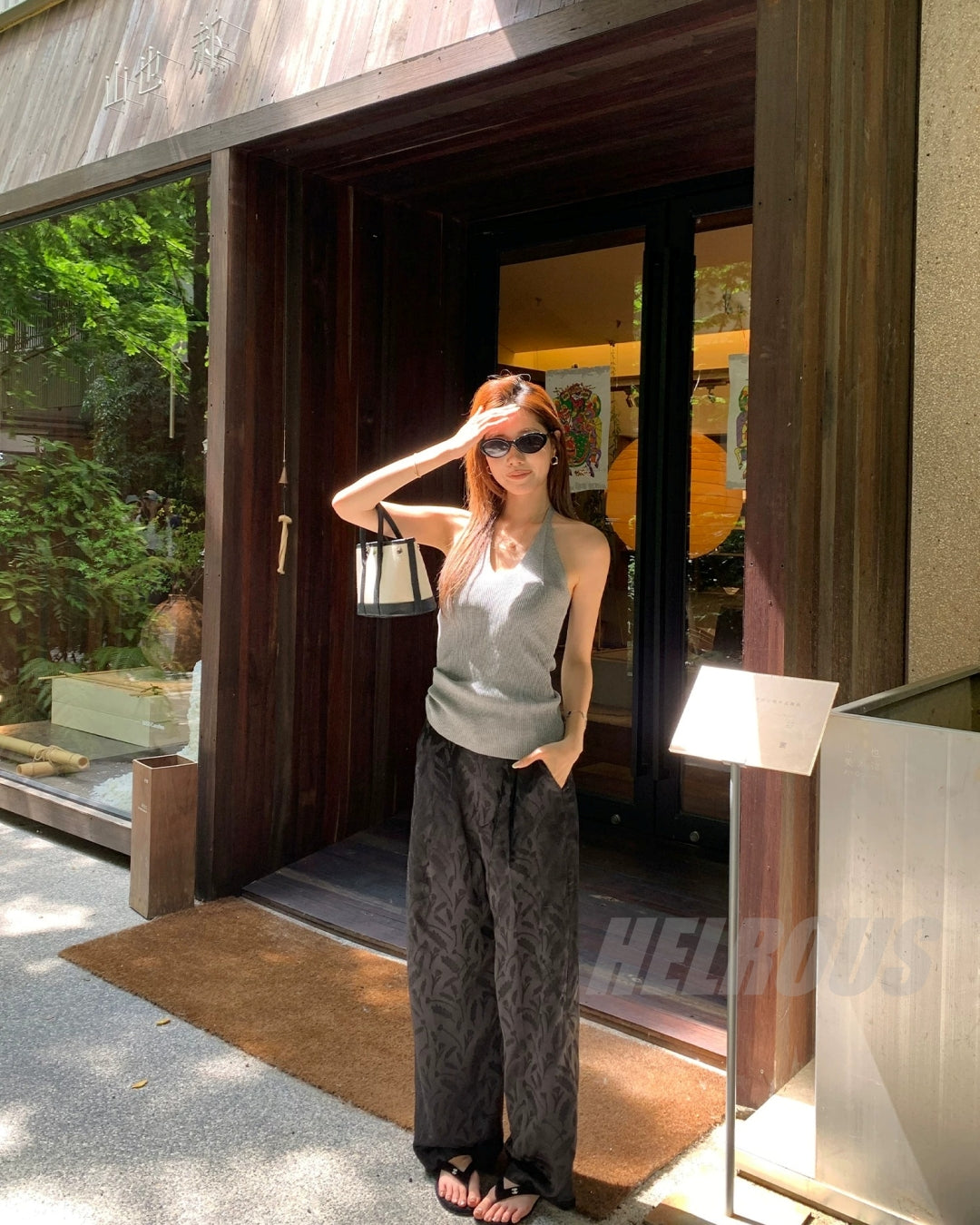 Acetate Jacquard Wide-Leg Cropped Pants_BDHL8334