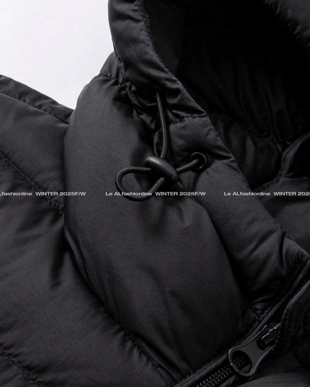Light Slim Hooded Short Down Jacket_BDHL8028