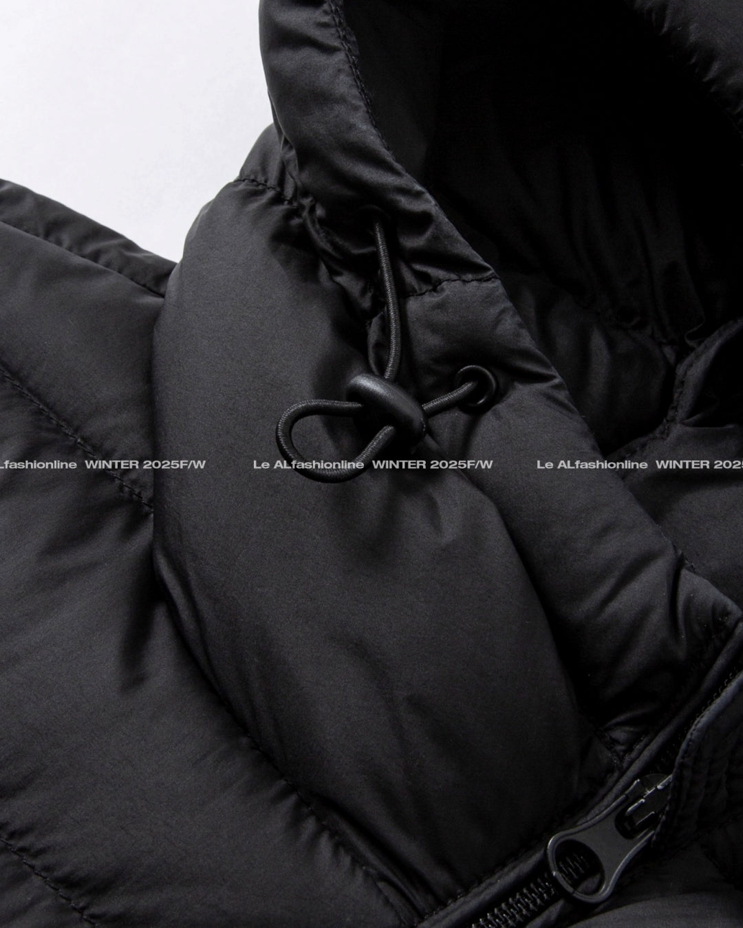 Light Slim Hooded Short Down Jacket_BDHL8028