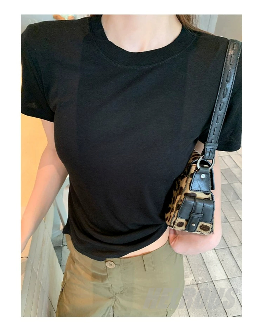 Silk-Blend Slim Crew-Neck Top_BDHL8339