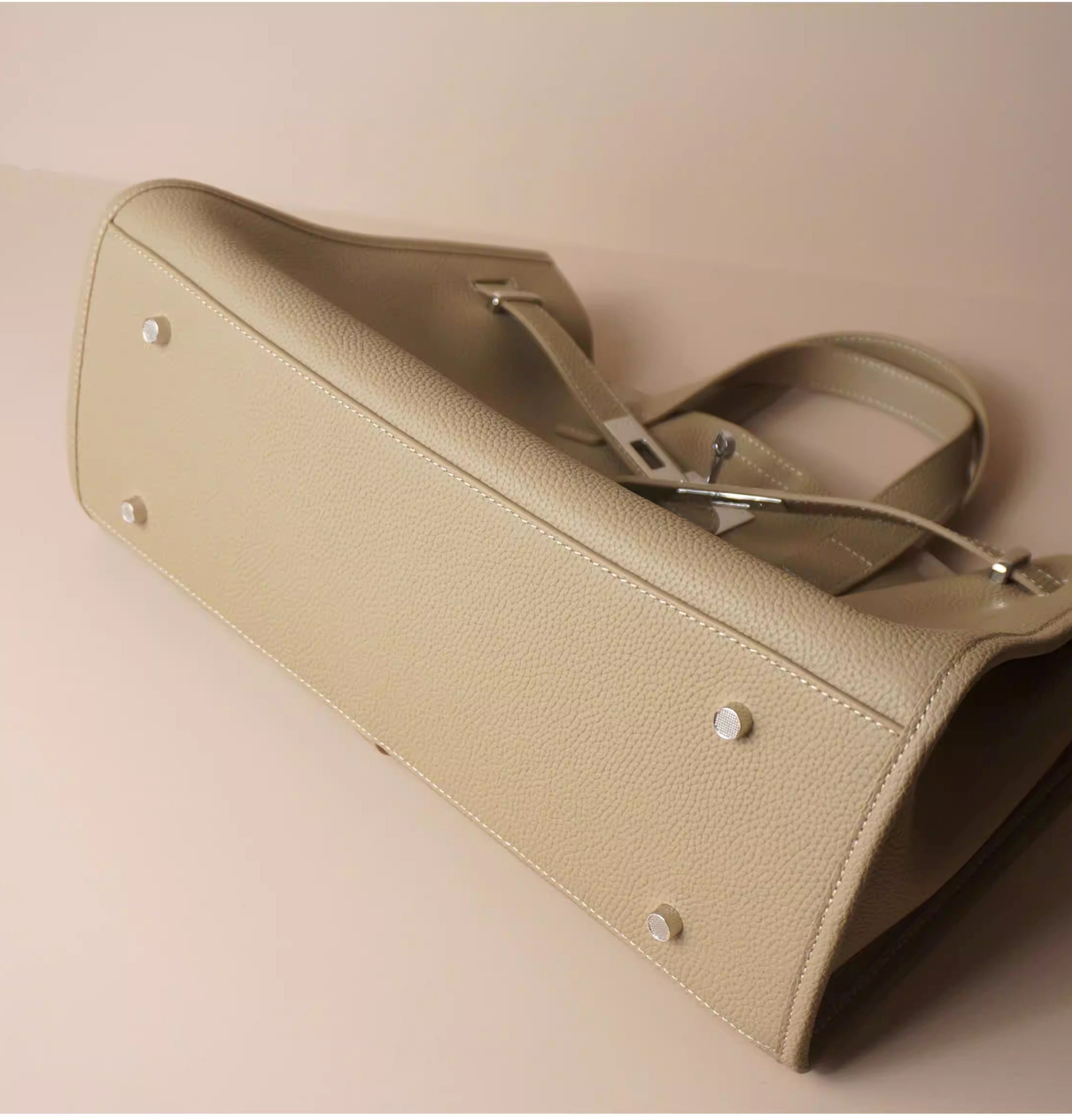 Genuine Leather Large Capacity Tote Bag_BDHL8190