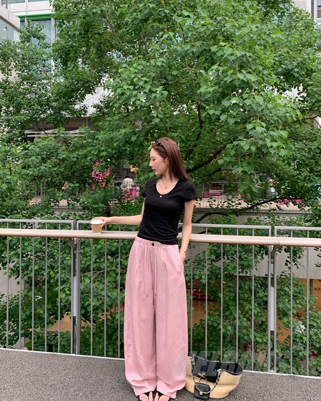 Tencel-Wool Slim Short-Sleeve Top_BDHL8335