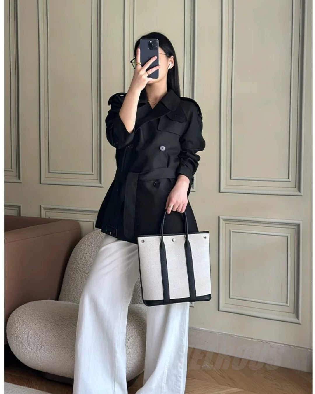 Striped Canvas Tote Bag_BDHL8385