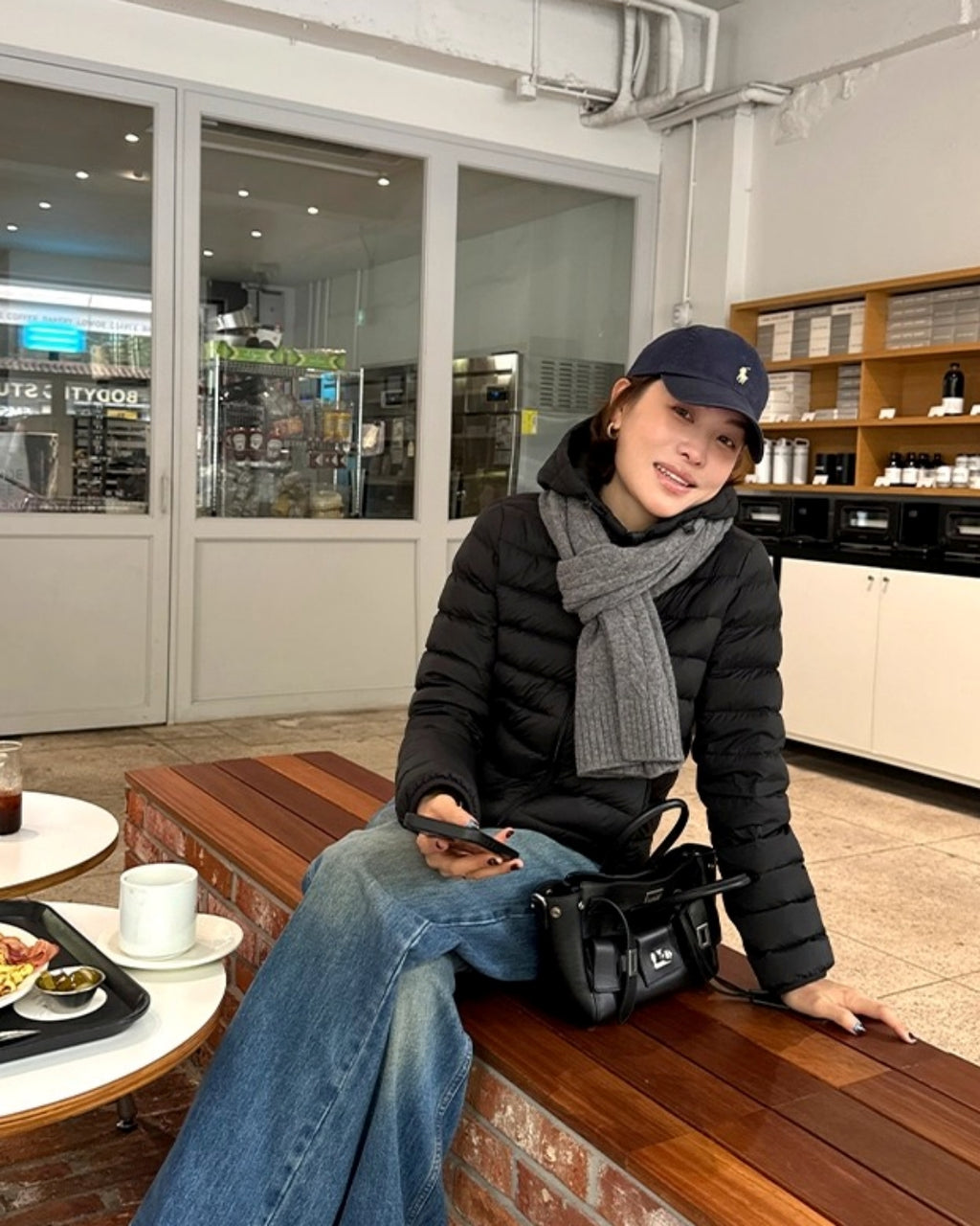 Light Slim Hooded Short Down Jacket_BDHL8028