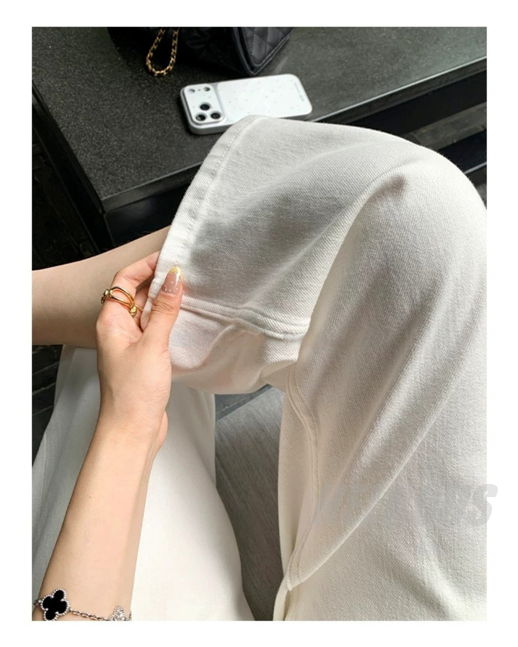 High-Waist Straight-Leg Cropped Pants_BDHL8333
