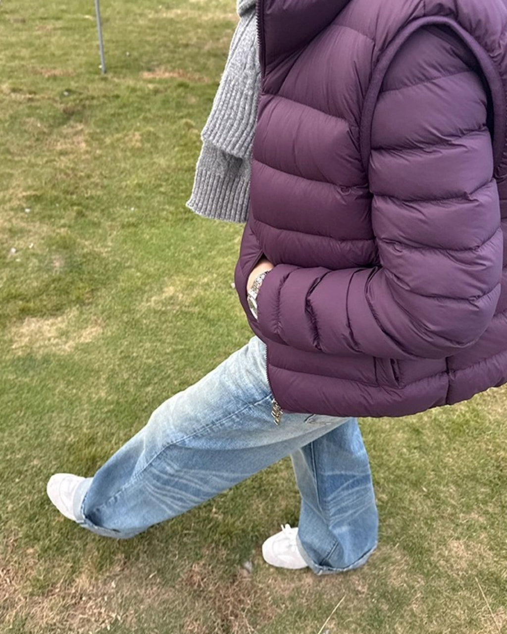 Light Slim Hooded Short Down Jacket_BDHL8028