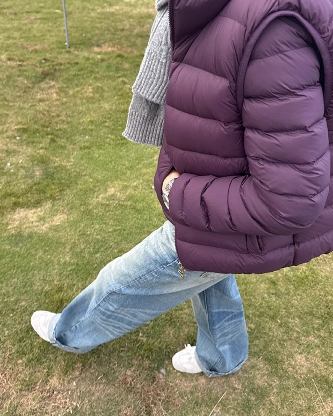 Light Slim Hooded Short Down Jacket_BDHL8028