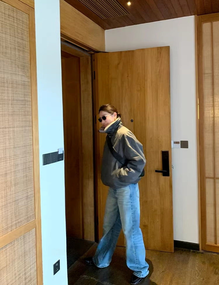 Reversible Faux Fur Parka Jacket_BDHL8180