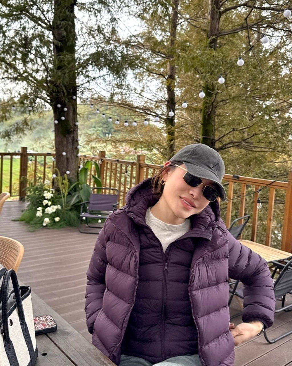 Light Slim Hooded Short Down Jacket_BDHL8028