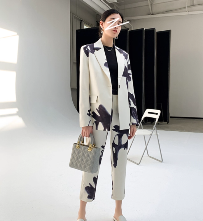 【国内即納】Ink Art Print Suit Set_90354897