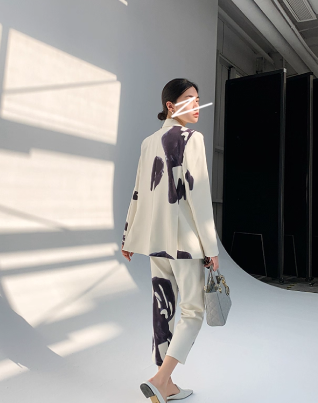 【国内即納】Ink Art Print Suit Set_90354897