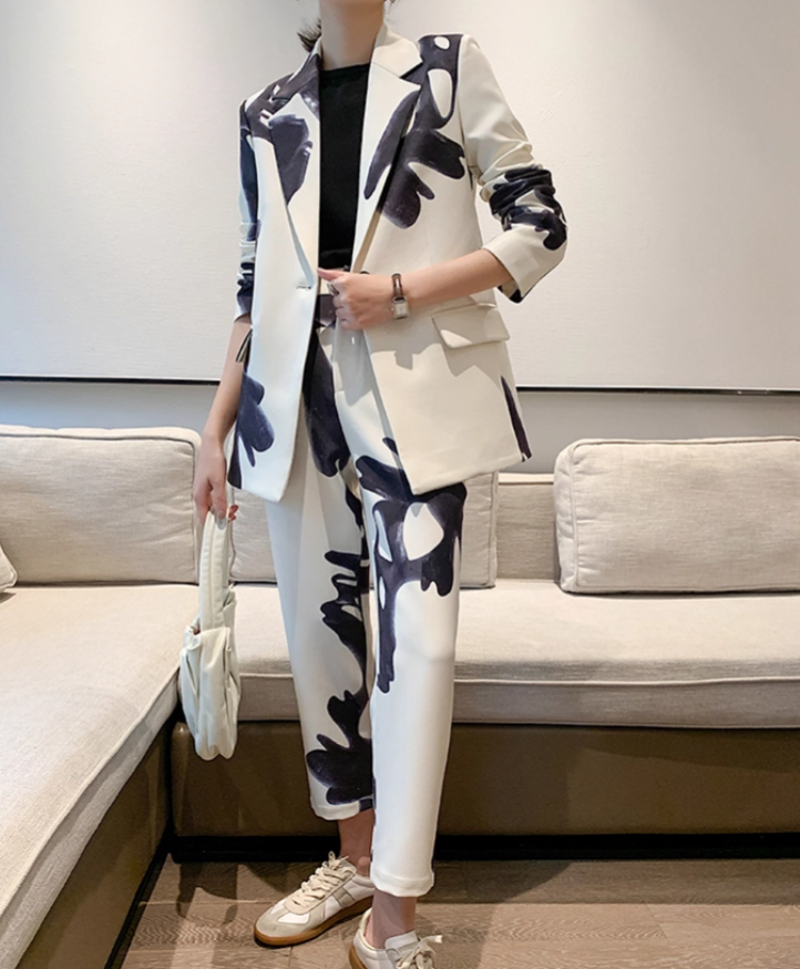 【国内即納】Ink Art Print Suit Set_90354897