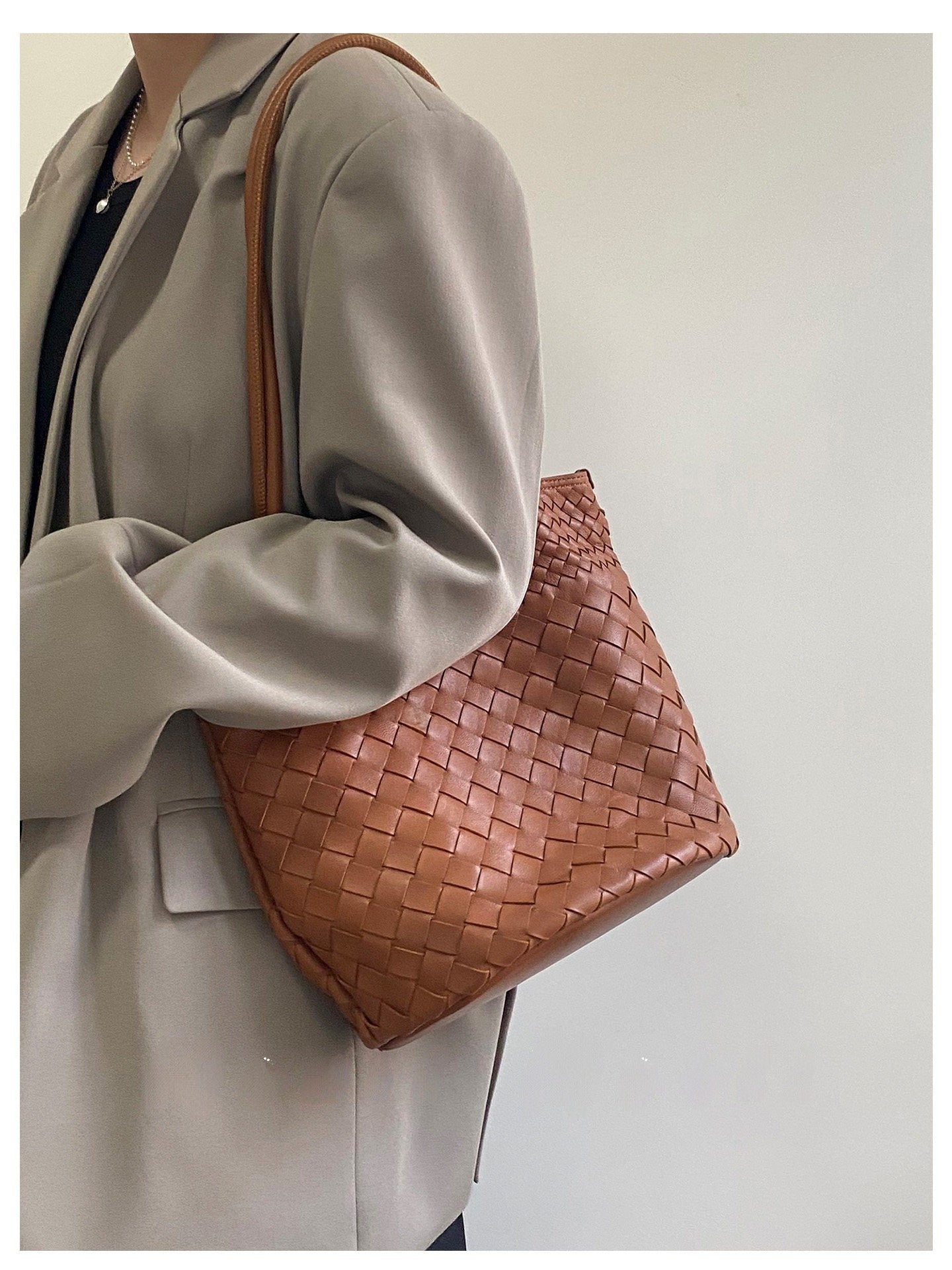 Woven Tote Bag_BDHL8382