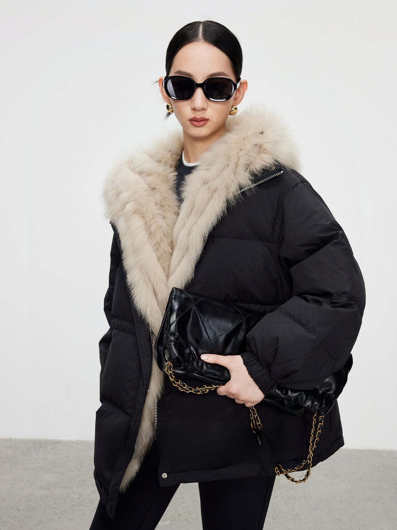 Large Fur-Trimmed Down Jacket_BDHL7972