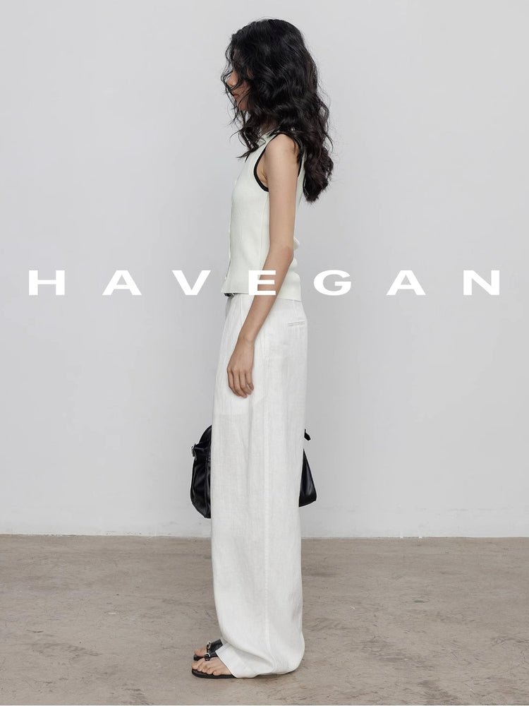 Two-Piece Style Knitted Vest_BDHL7356