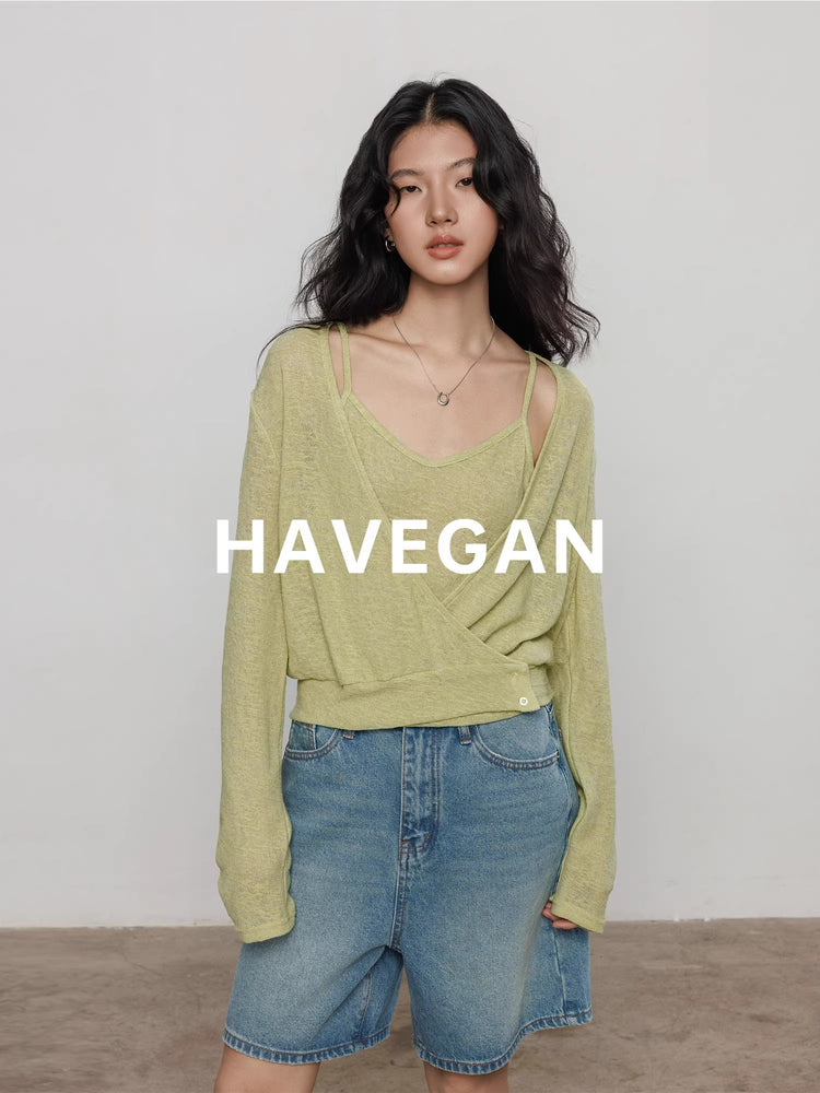 Camisole And Cardigan Knit Set_BDHL7362