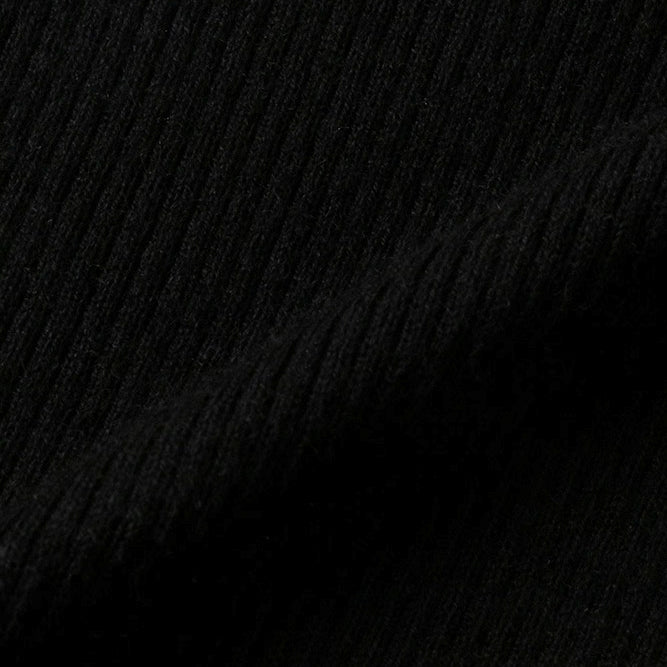 Half Turtleneck Knitted Vest_BDHL7357