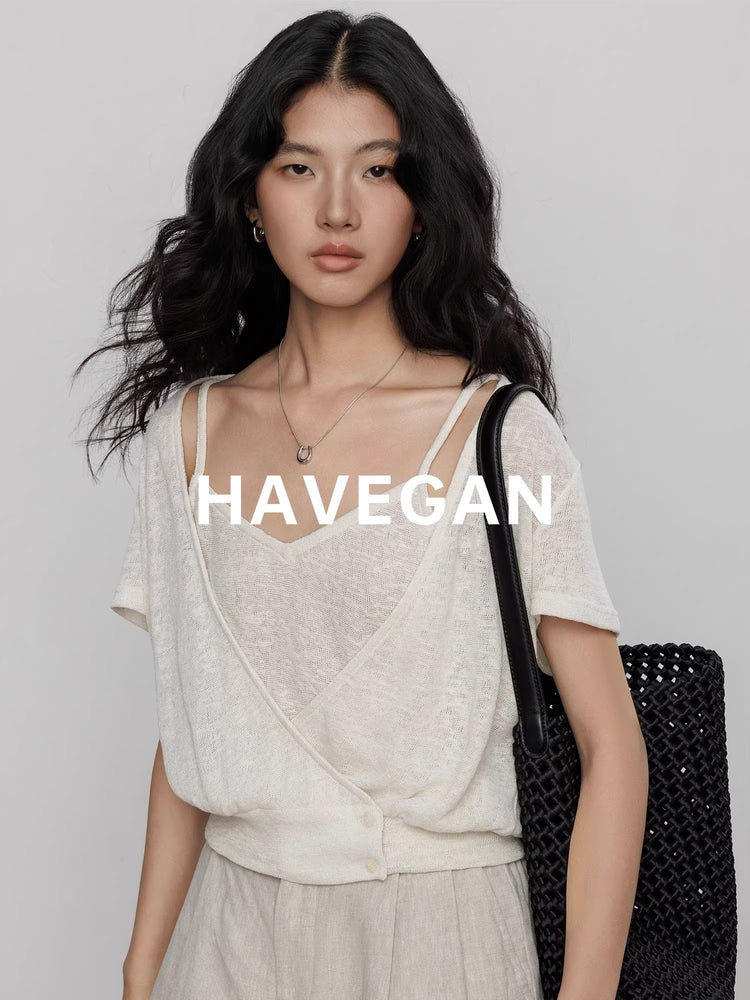 Light Cardigan And Camisole SetBDHL7363