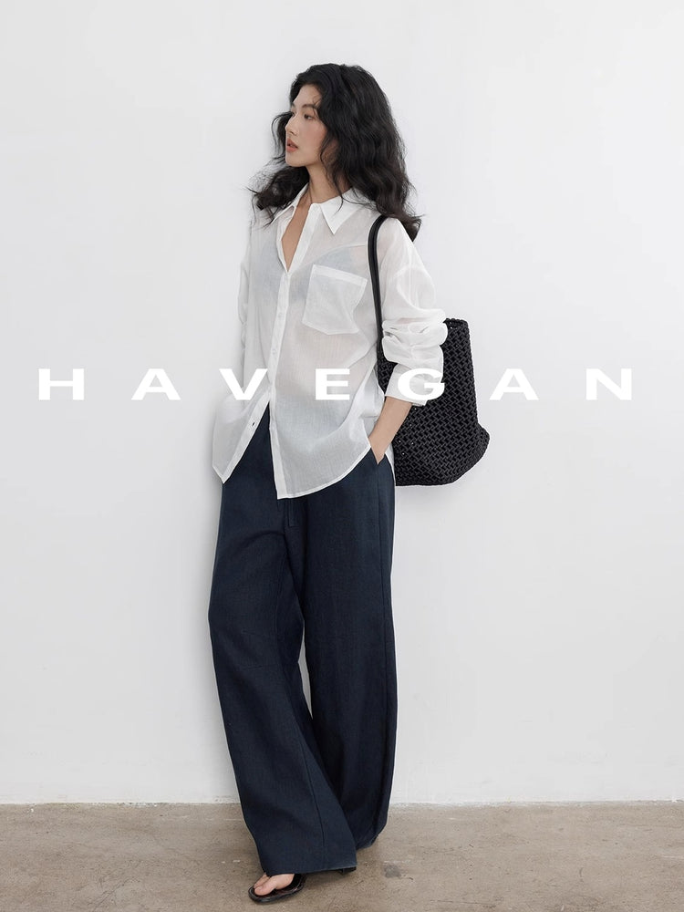 Loose-Fitting Draped Pants_BDHL7355