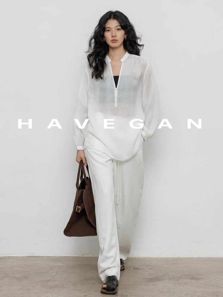 Loose-Fitting Draped Pants_BDHL7355