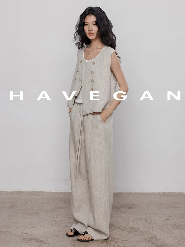 Loose-Fitting Draped Pants_BDHL7355