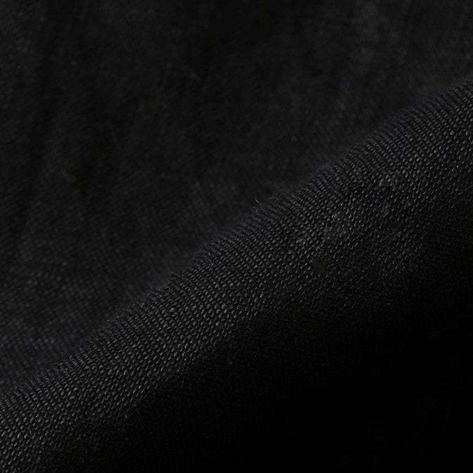 Black A-Line Skirt Sleeveless Dress_BDHL7360