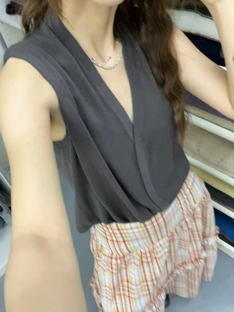 重疊無袖上衣_BDHL7350