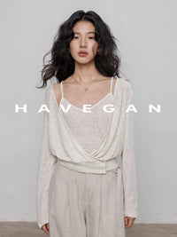 Camisole And Cardigan Knit Set_BDHL7362
