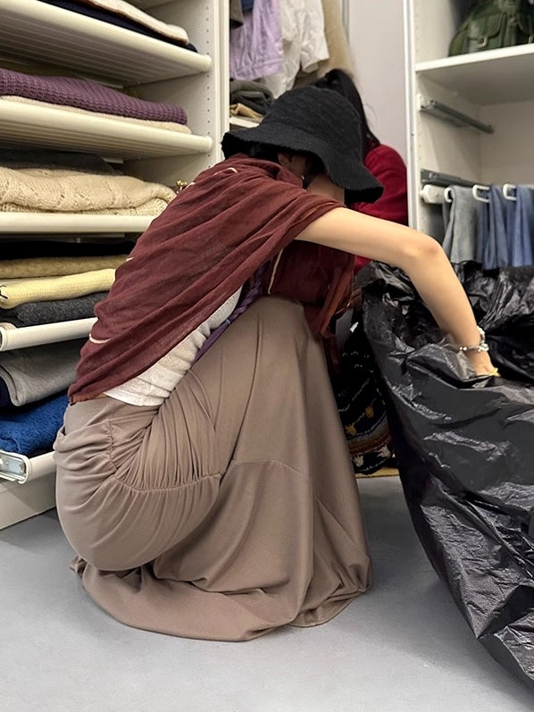 Hip-Covering Long Skirt_BDHL7347
