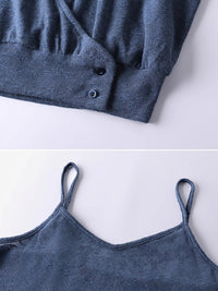 Camisole And Cardigan Knit Set_BDHL7362