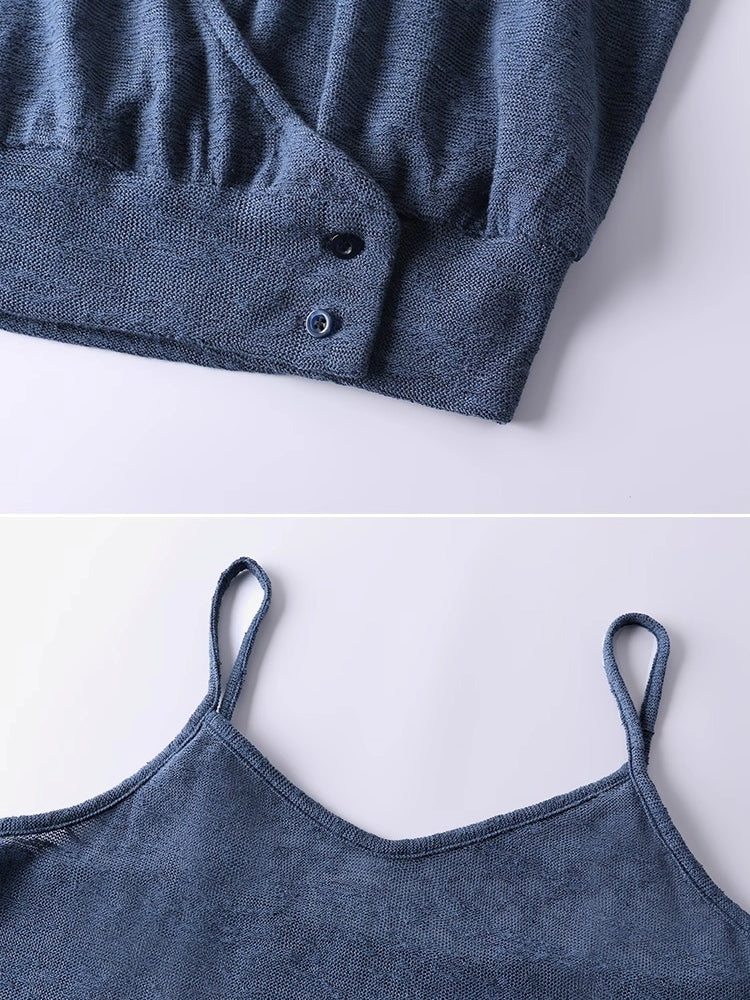 Camisole And Cardigan Knit Set_BDHL7362