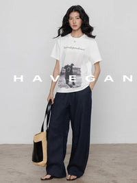 Loose-Fitting Draped Pants_BDHL7355