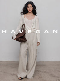 Camisole And Cardigan Knit Set_BDHL7362