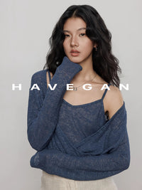 Camisole And Cardigan Knit Set_BDHL7362
