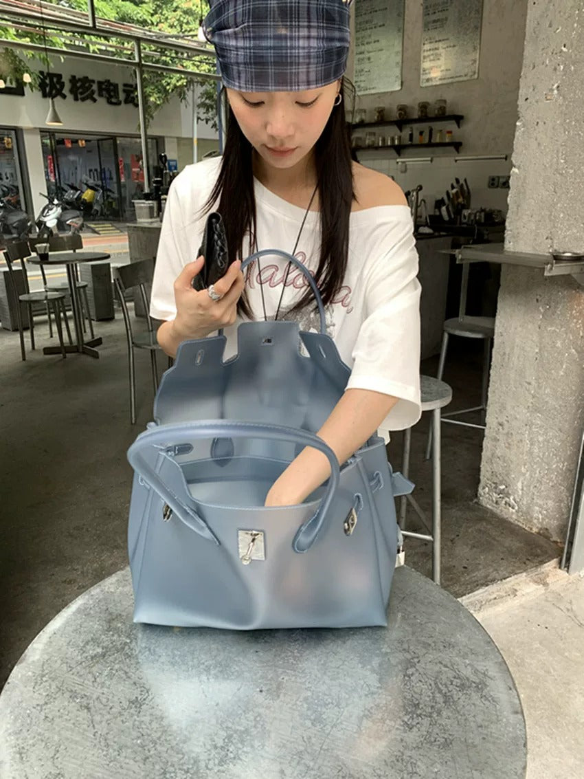 Jelly Turn-Lock Tote Bag_BDHL8250