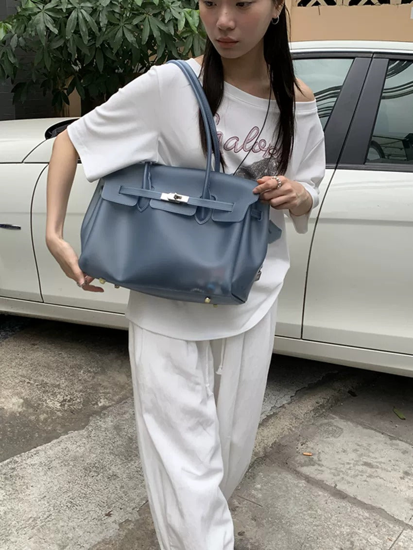 Jelly Turn-Lock Tote Bag_BDHL8250