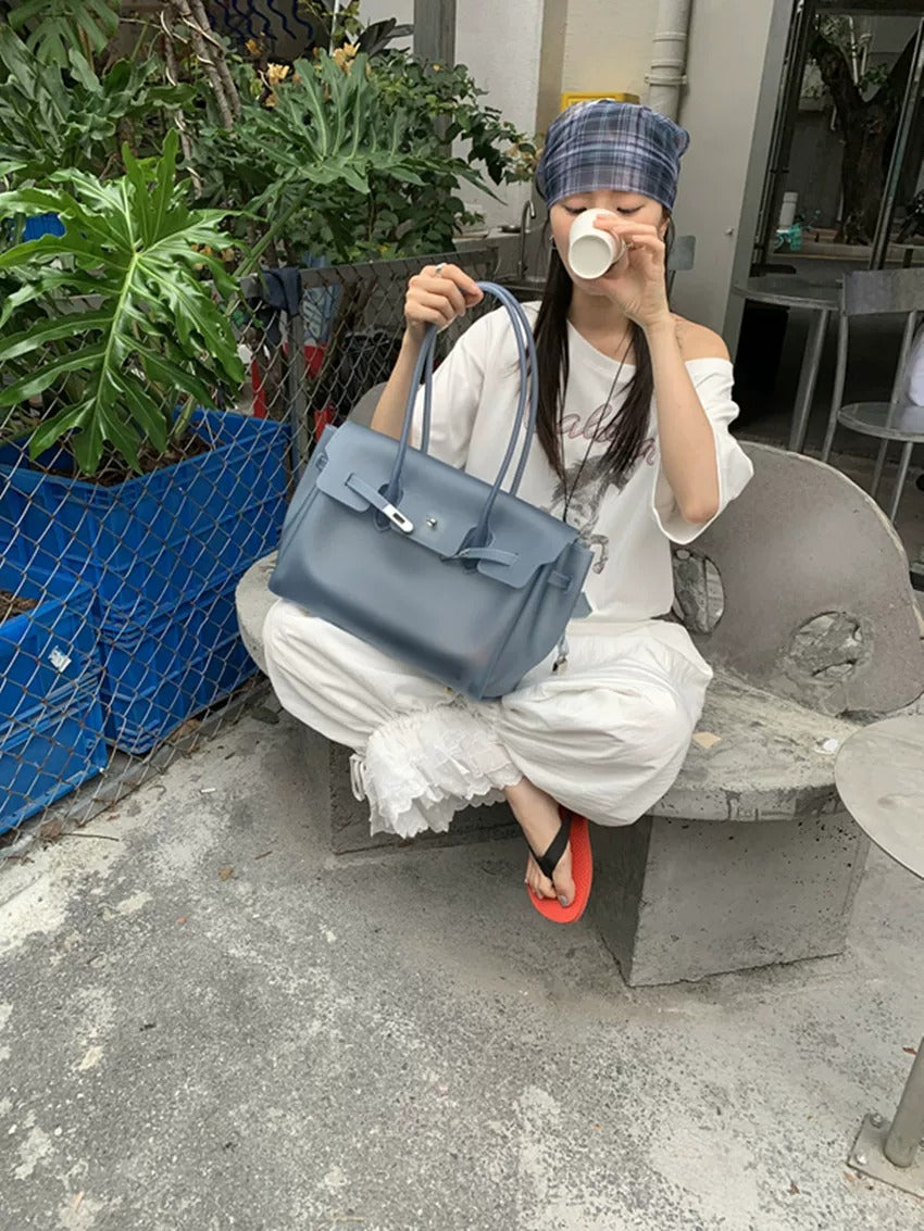 Jelly Turn-Lock Tote Bag_BDHL8250