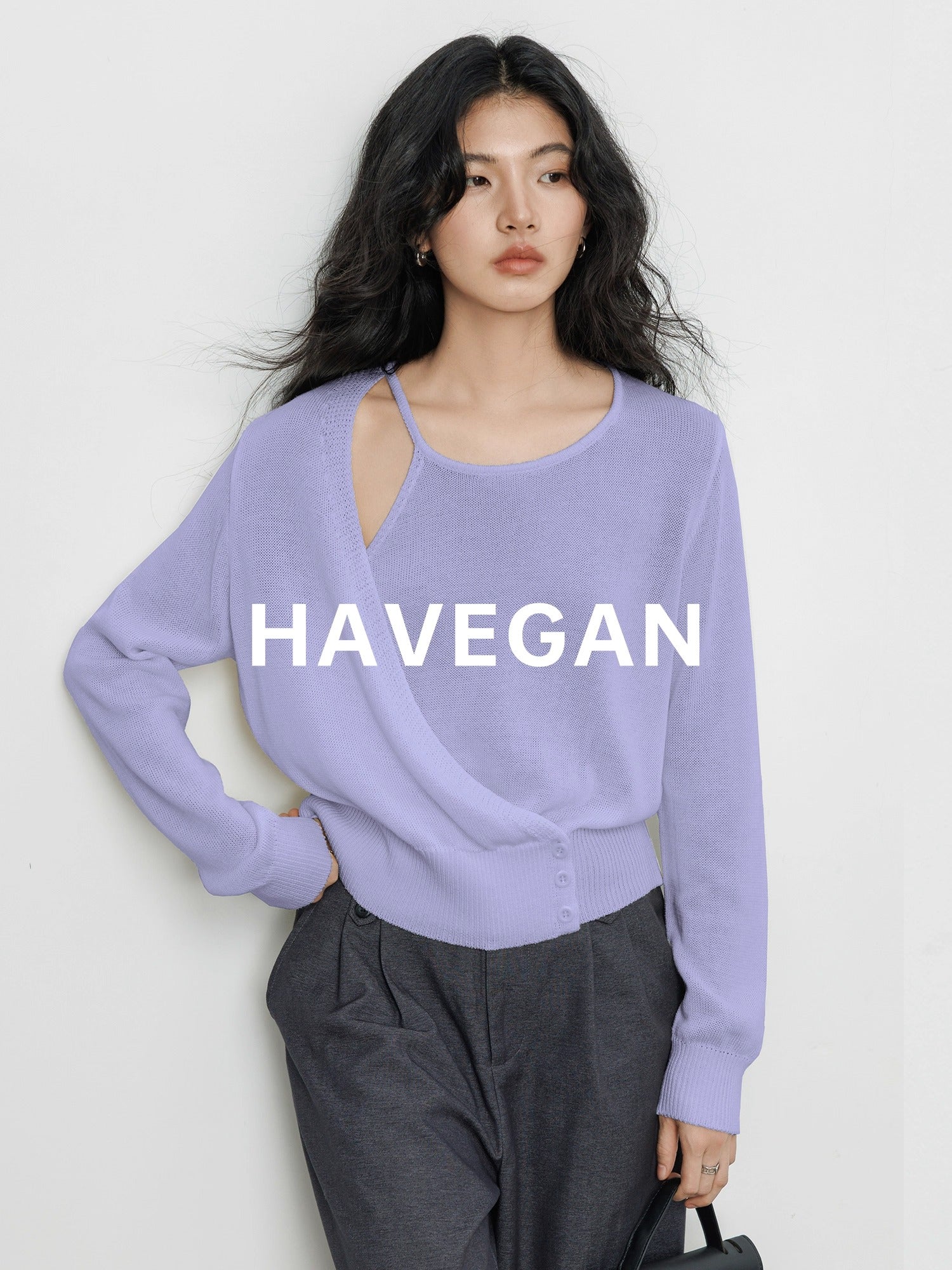 One-Sided Halter Cachet Tops_BDHL7053