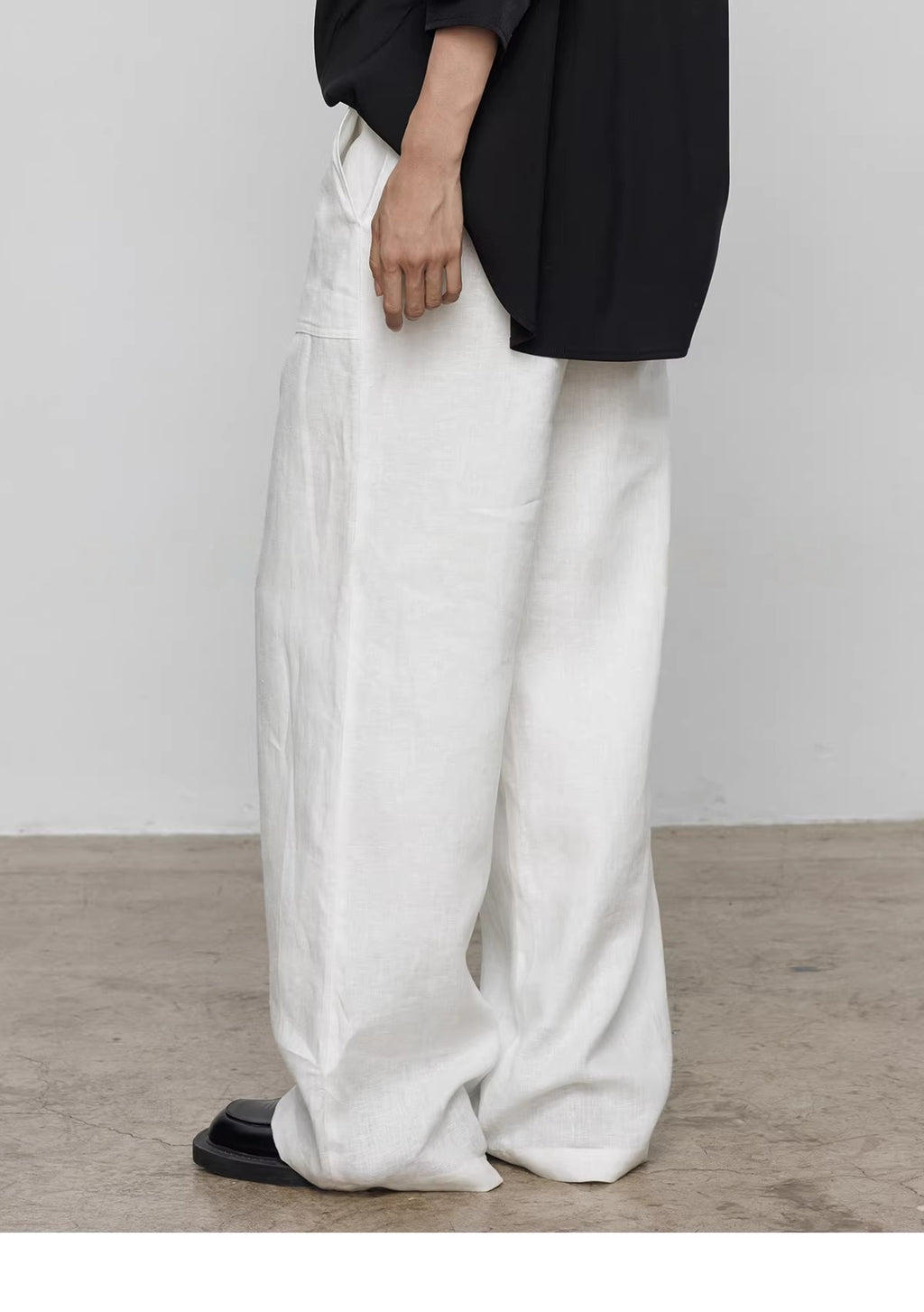 Summer Sleeveless Linen 2-Piece Vest & Pants_BDHL8201